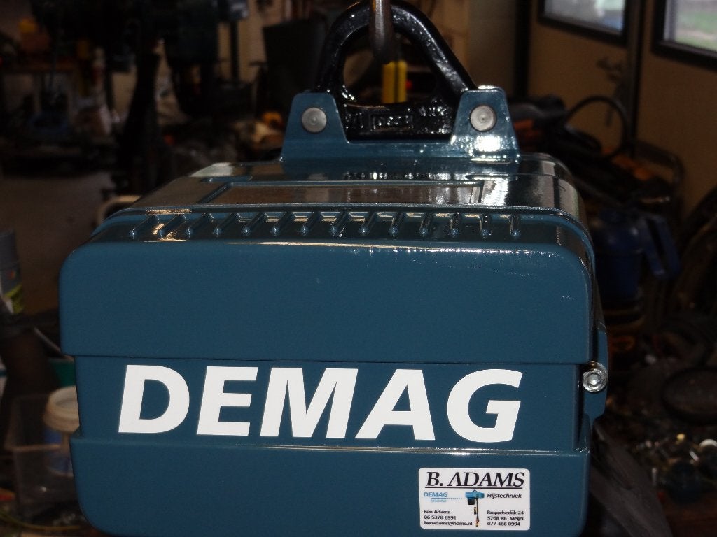 DEMAG ketting takel type DKUN 1 125/250 KG, Doe-het-zelf en Verbouw, Lieren en Takels, Ophalen, Zo goed als nieuw, Elektrisch