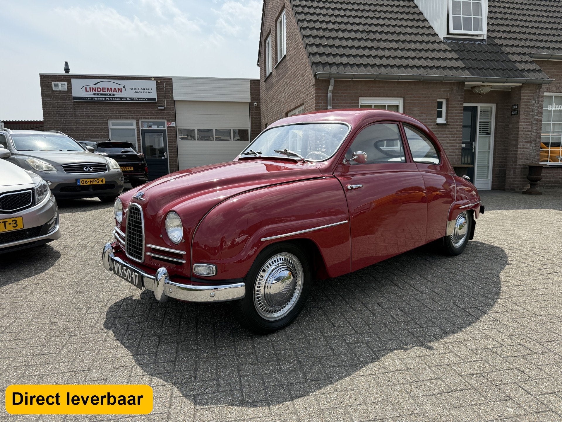 Saab 9-3 B Origineel Nederlands 1957 Concoursstaat, Auto's, Oldtimers, Overige carrosserieën, Leder en Stof, Origineel Nederlands