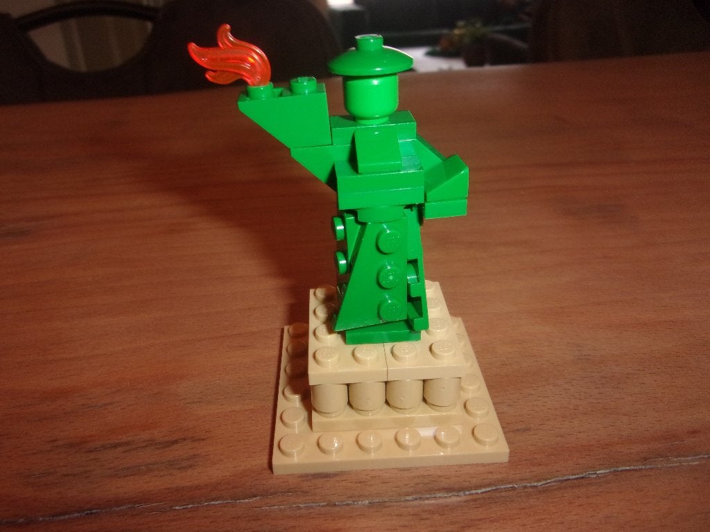 Lego Brand 40026-1 Statue of Liberty uit 2012, Gebruikt, Overige thema's, Lego, Ophalen of Verzenden