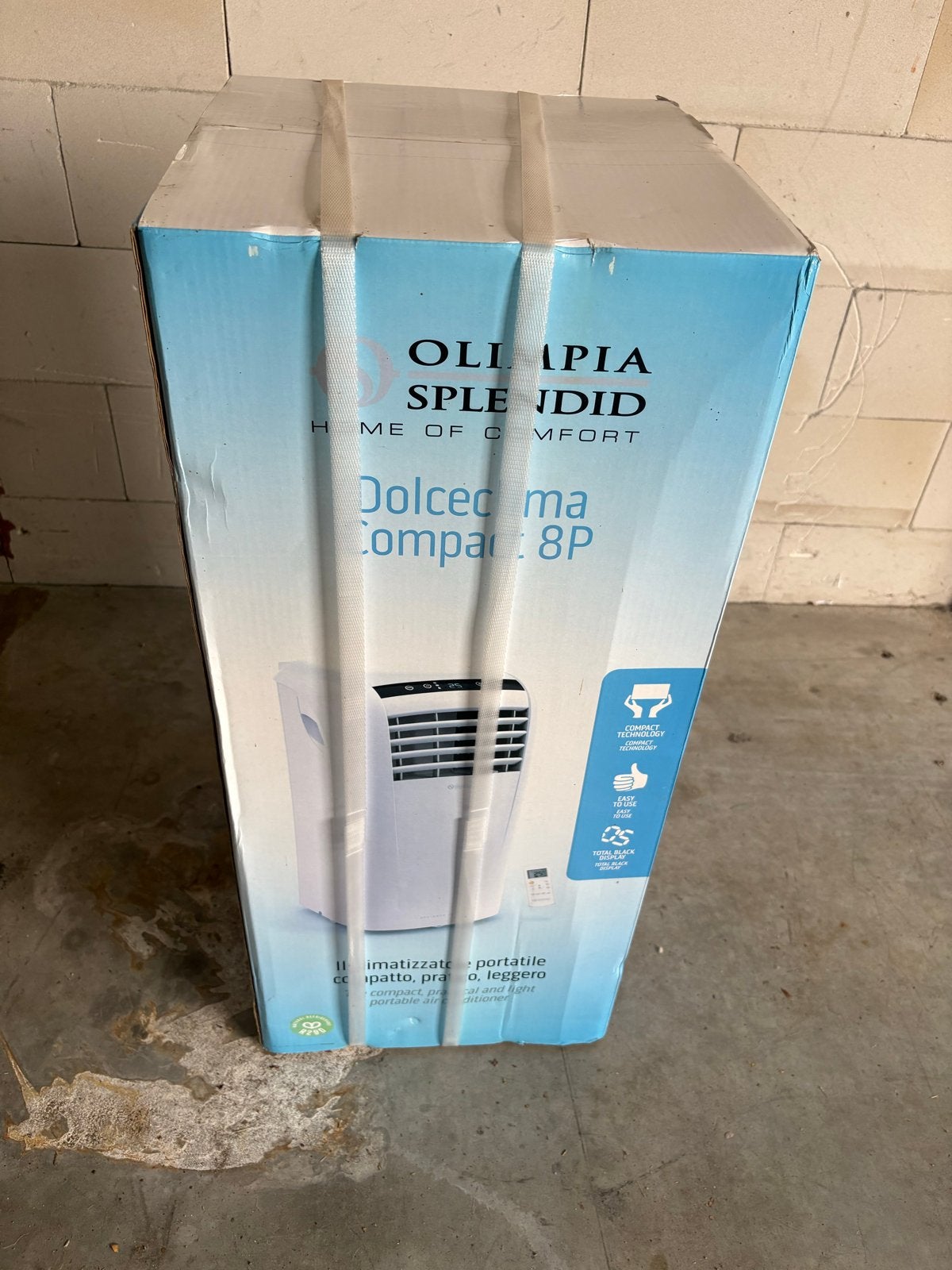 Olimpia Splendid Dolcecma Compact 8P Mobiele Airco, Minder dan 60 m³, Nieuw, 3 snelheden of meer, Ophalen of Verzenden