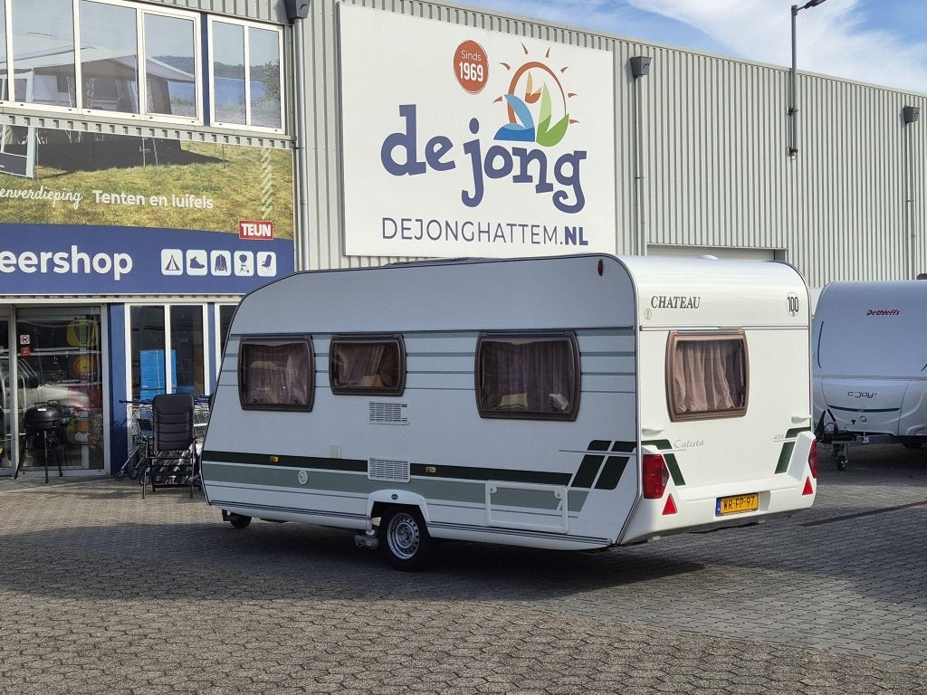 Chateau Calista 450 - Mover - Voortent -, Caravans en Kamperen, Caravans, Chateau, Rondzit, Bedrijf, 750 - 1000 kg