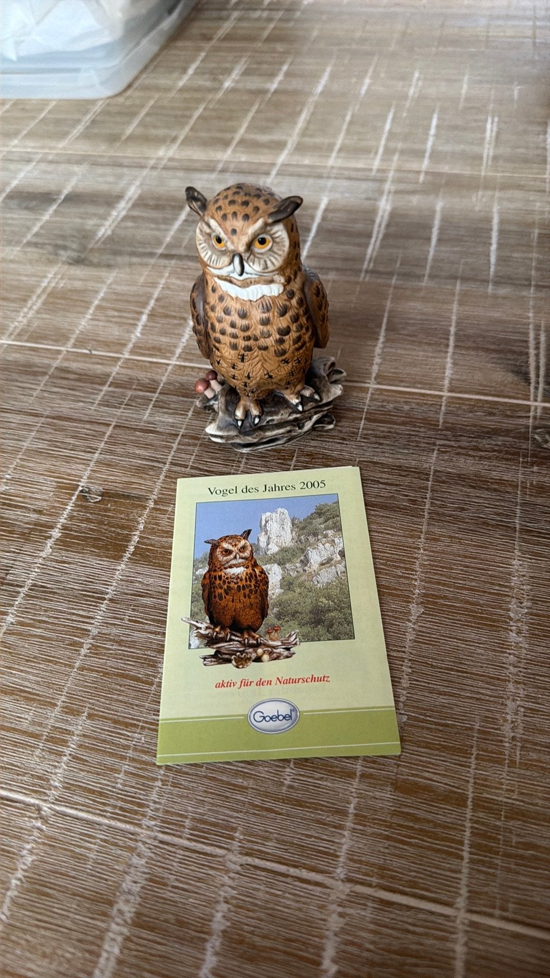 Goebel Uhu (Oehoe) "Vogel des Jahres 2005, Ophalen of Verzenden, Zo goed als nieuw, Dier