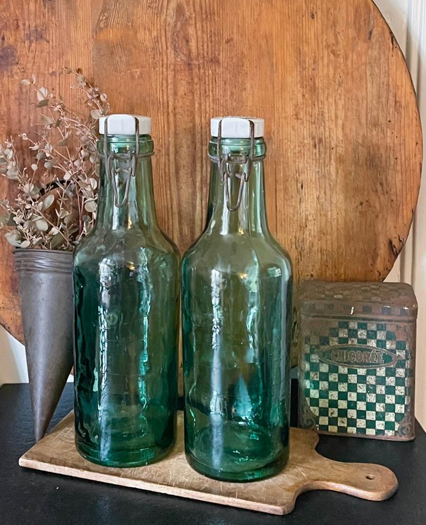 Brocante oude Franse weckfles / weckpot L’ IDEALE, Antiek en Kunst, Ophalen of Verzenden