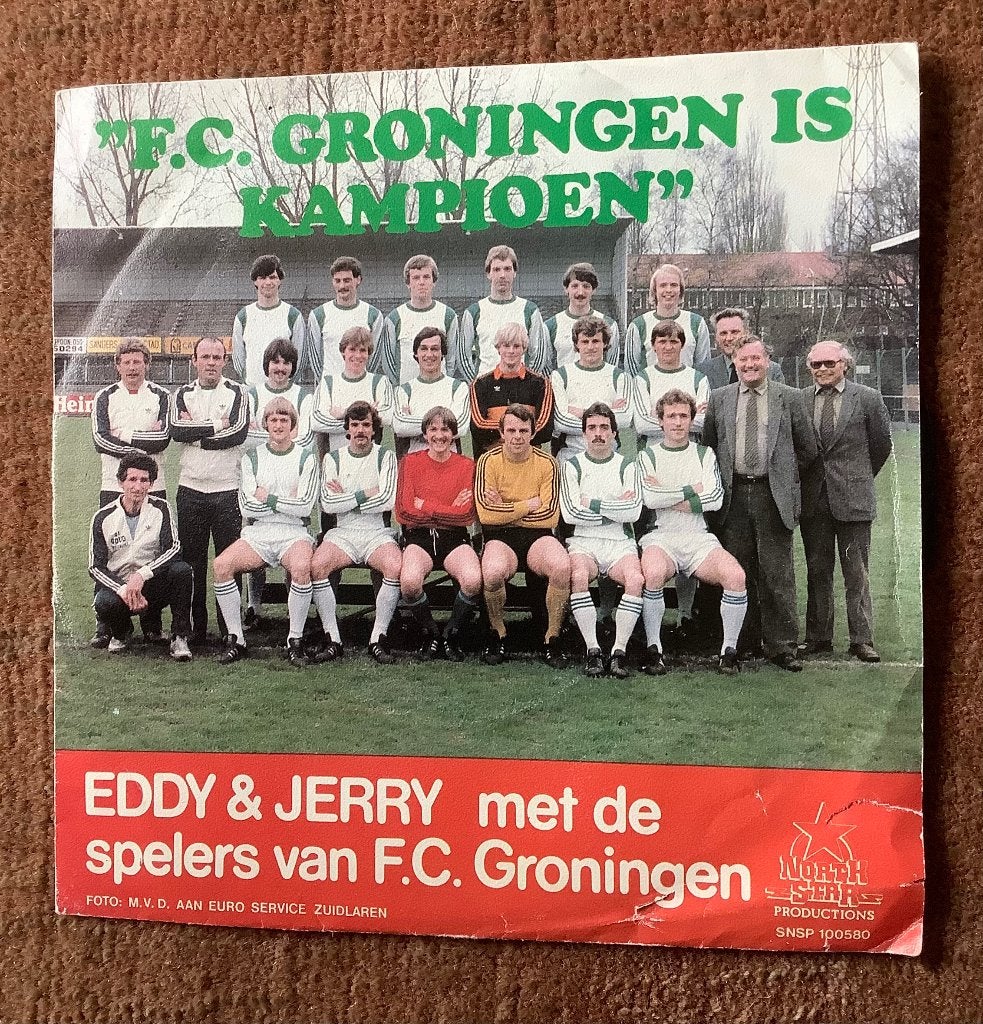 F.C Groningen is Kampioen gesigneerd door spelers 45rpm ep, Brobos, Gebruikt, Brobos@hetnet.nl, Overige typen