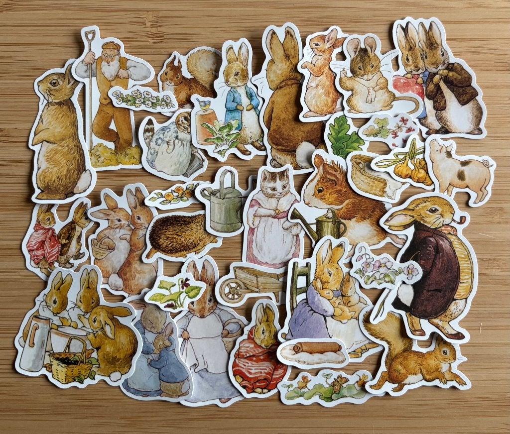Pieter konijn stickers, Verzenden, Nieuw, Meerdere stickers