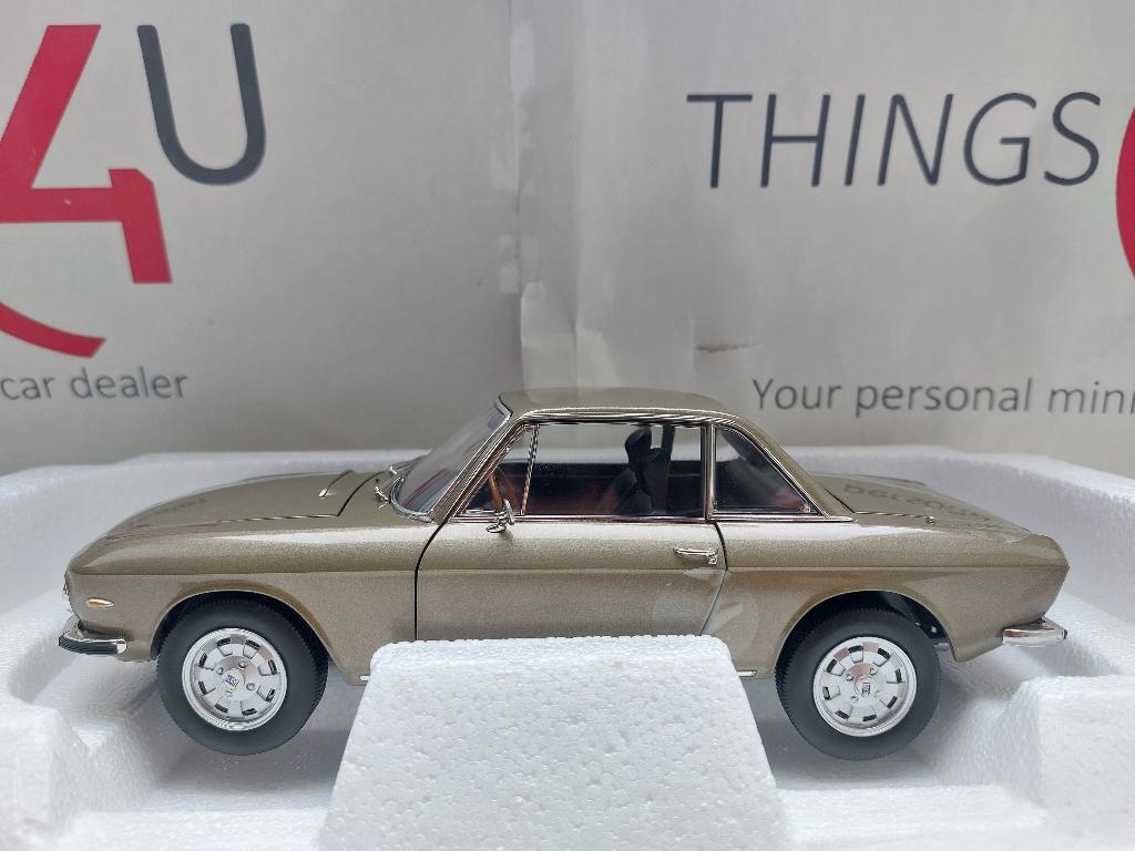 Norev 1:18 Lancia Fulvia 1600 HF Lusso 1971 grijs/bruin, Ophalen of Verzenden, Nieuw, Auto, Norev