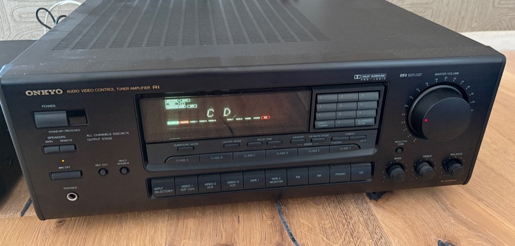Onkyo Phono - TX-SV9041 Tuner Versterker - Plus Afstandsbed., Audio, Tv en Foto, Ophalen, Gebruikt, 120 watt of meer, Onkyo