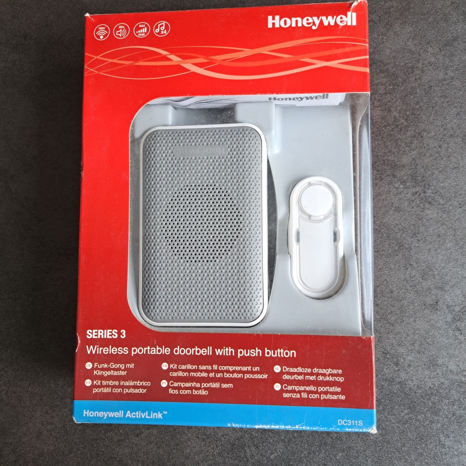 Honeywell ActivLink DC311S Draadloze Deurbel Nieuw in Doos, Ophalen of Verzenden, Nieuw, Draadloos