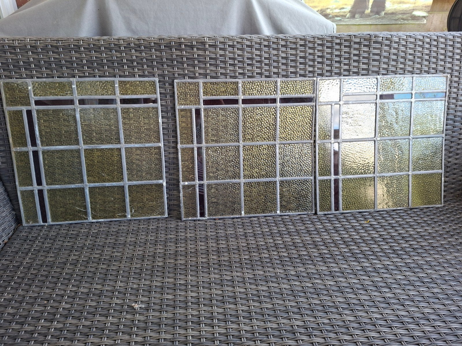 Decoratieve Glas-in-lood Panelen - Diverse Maten, Doe-het-zelf en Verbouw, Gebruikt, 80 tot 120 cm, Ophalen of Verzenden, Glasplaat