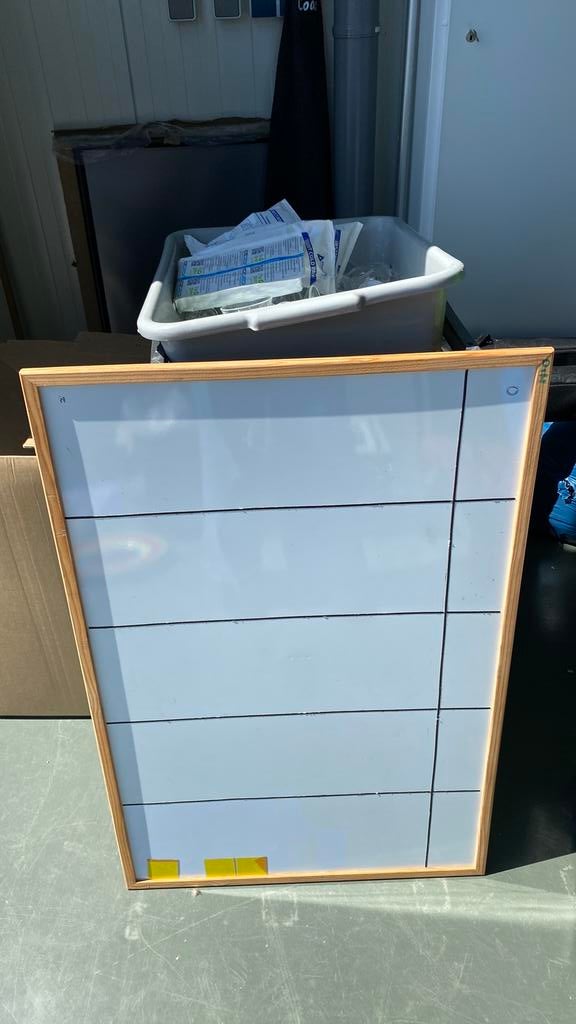 Magneet bord, Huis en Inrichting, Woonaccessoires | Memoborden, Ophalen, Gebruikt, Magneetbord