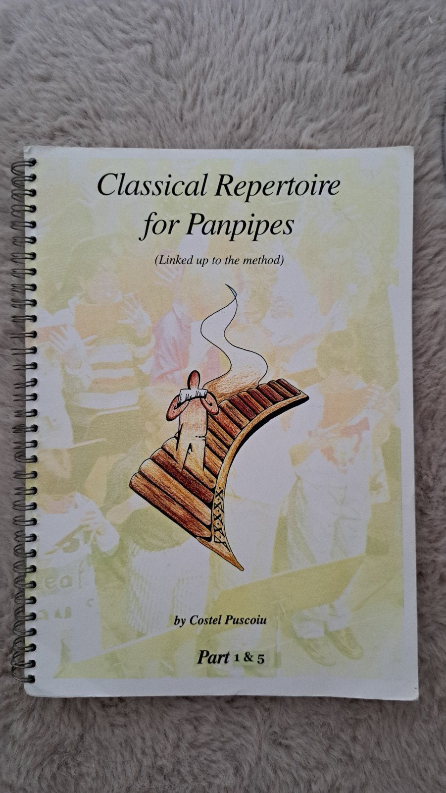 Classical Repertoire for Panpipes - Costel Puscoiu, Gebruikt, Klassiek, Les of Cursus, Overige instrumenten
