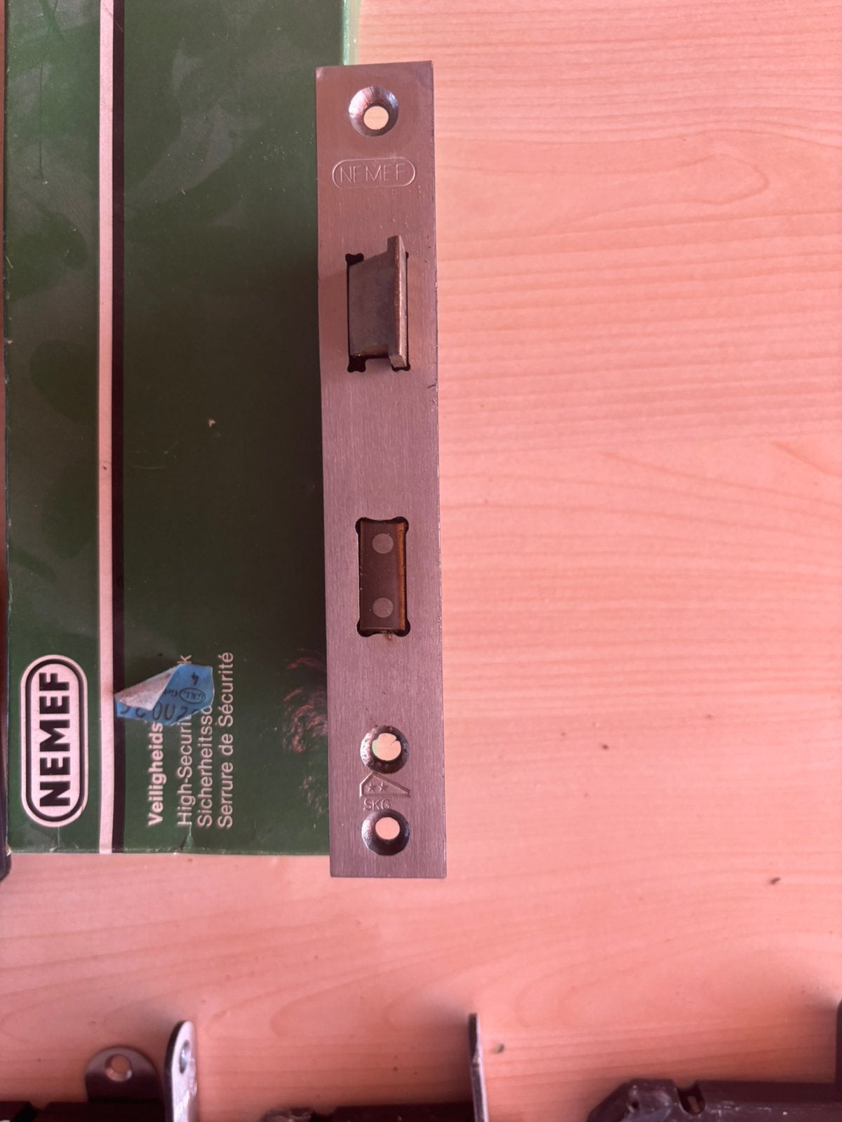 Nemef veiligheidssloten te koop, Ophalen of Verzenden, Nieuw, Rvs, Slot