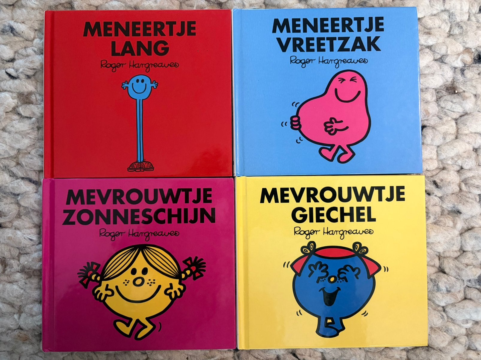 Meneertje en Mevrouwtje boeken hardcover Hargreaves, Verzenden, Zo goed als nieuw, Cartoons