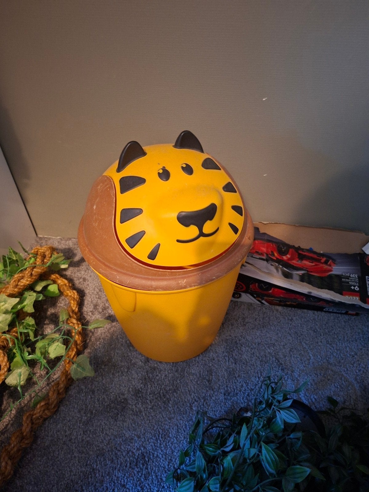jungle kamer accessoires dieren plant prullenbak tijger, Kinderen en Baby's, Ophalen of Verzenden, Wanddecoratie