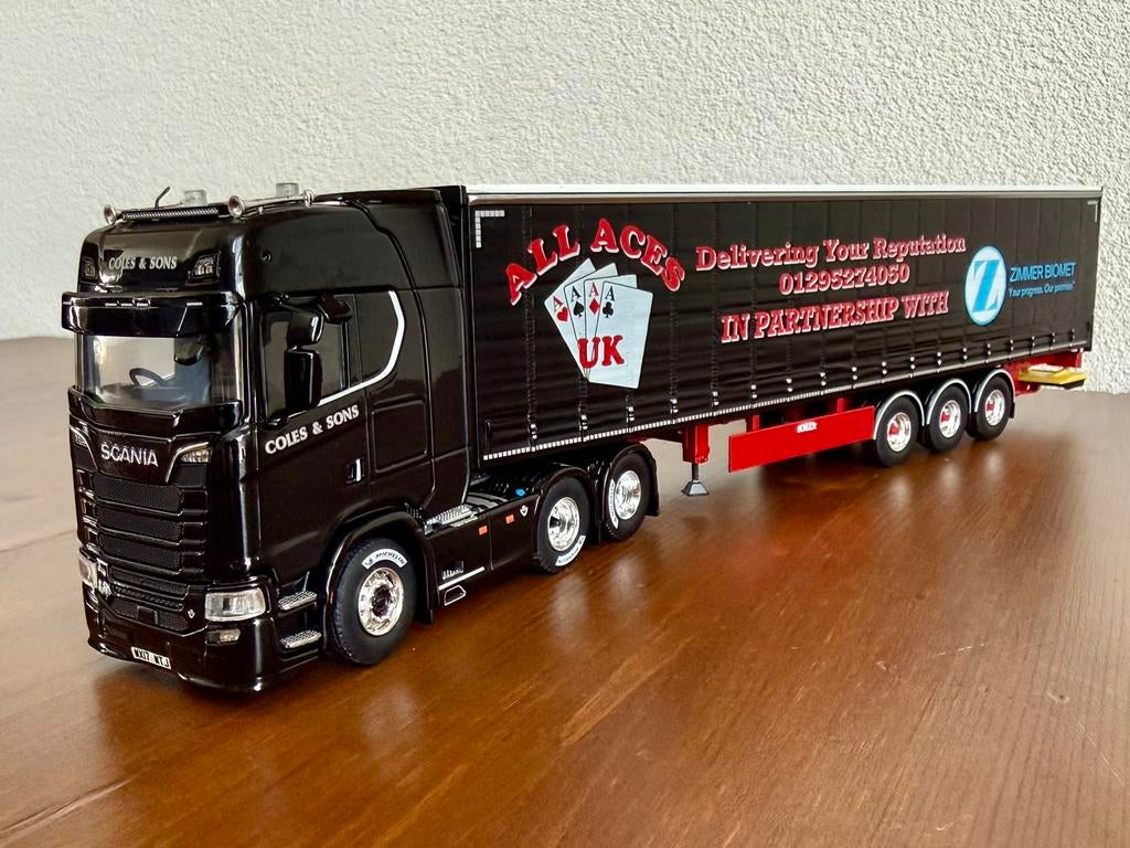 Tekno Models: Coles & Sons - Scania S580 (in originele doos), Ophalen of Verzenden, Zo goed als nieuw, Bus of Vrachtwagen, Tekno