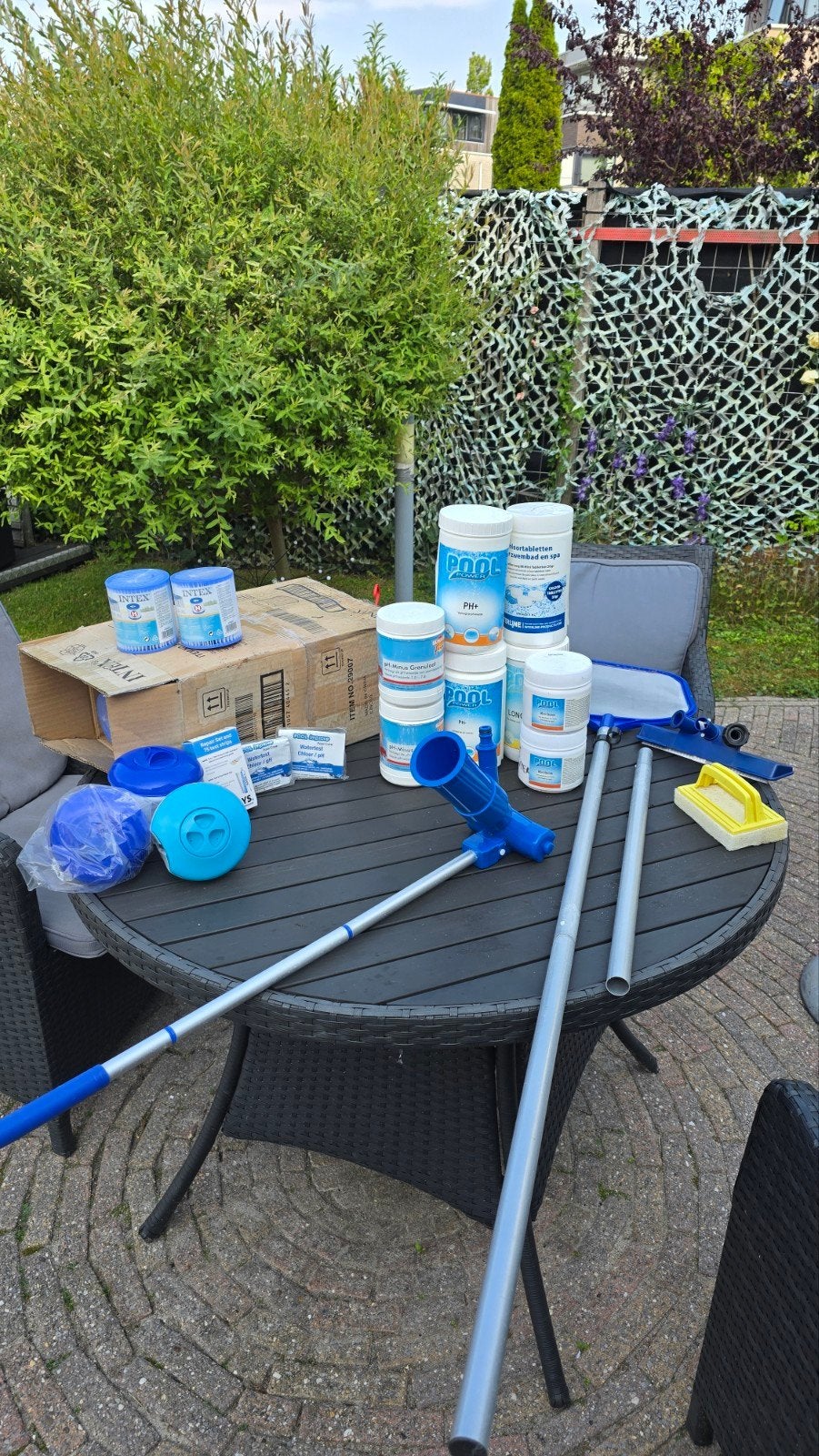 Complete Bestway zwembadset 305 cm–pomp, verwarming & acce, Ophalen, Minder dan 80 cm, Rond, 300 cm of meer