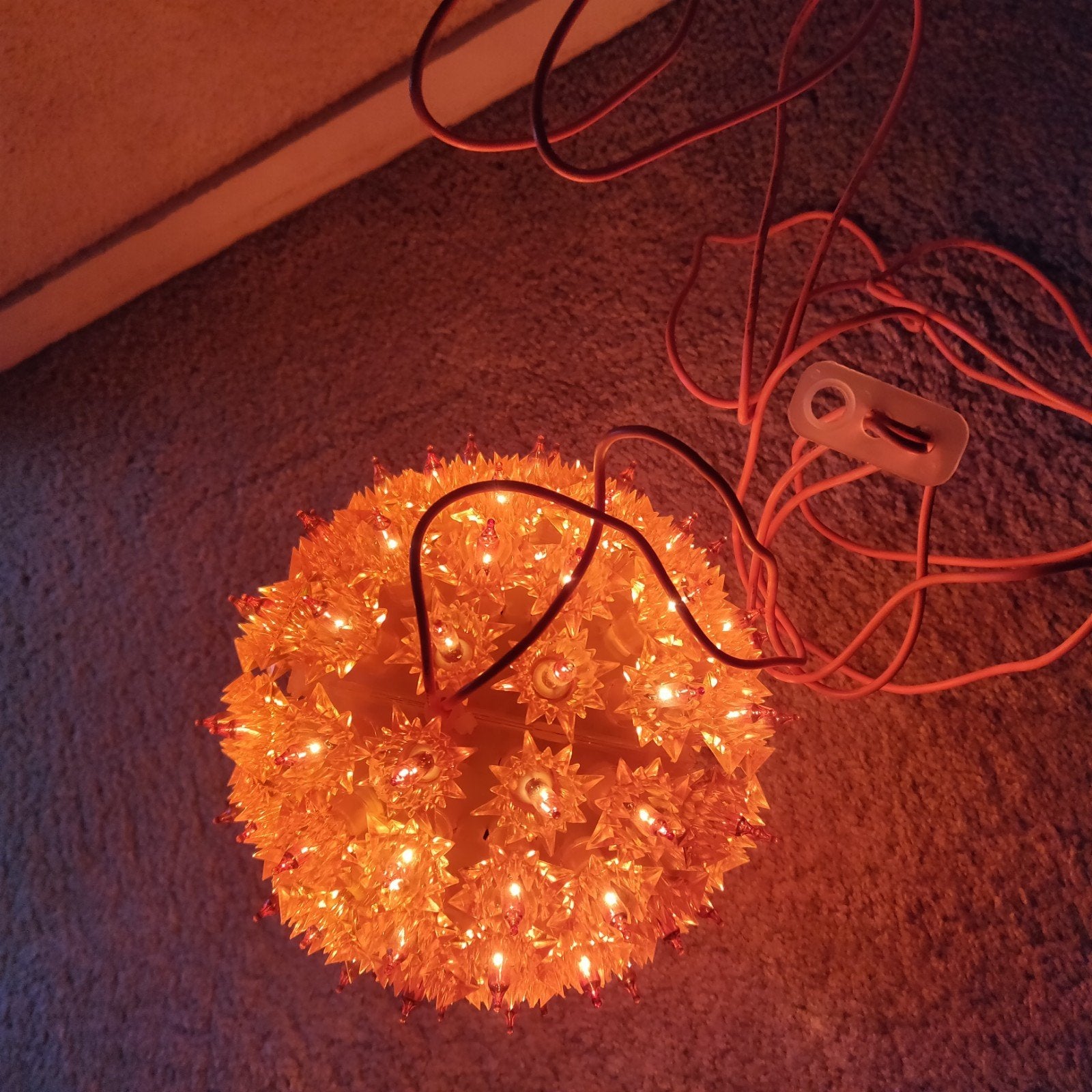 Oranje lichtbol.(Nieuw in verpakking), Ophalen, Nieuw