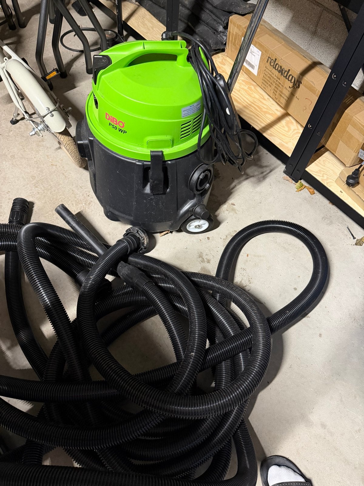 Dibo P50 WP Industriële Stofzuiger - Zo goed als nieuw, Ophalen, Zo goed als nieuw, Industriële stofzuiger, 2000 watt of meer