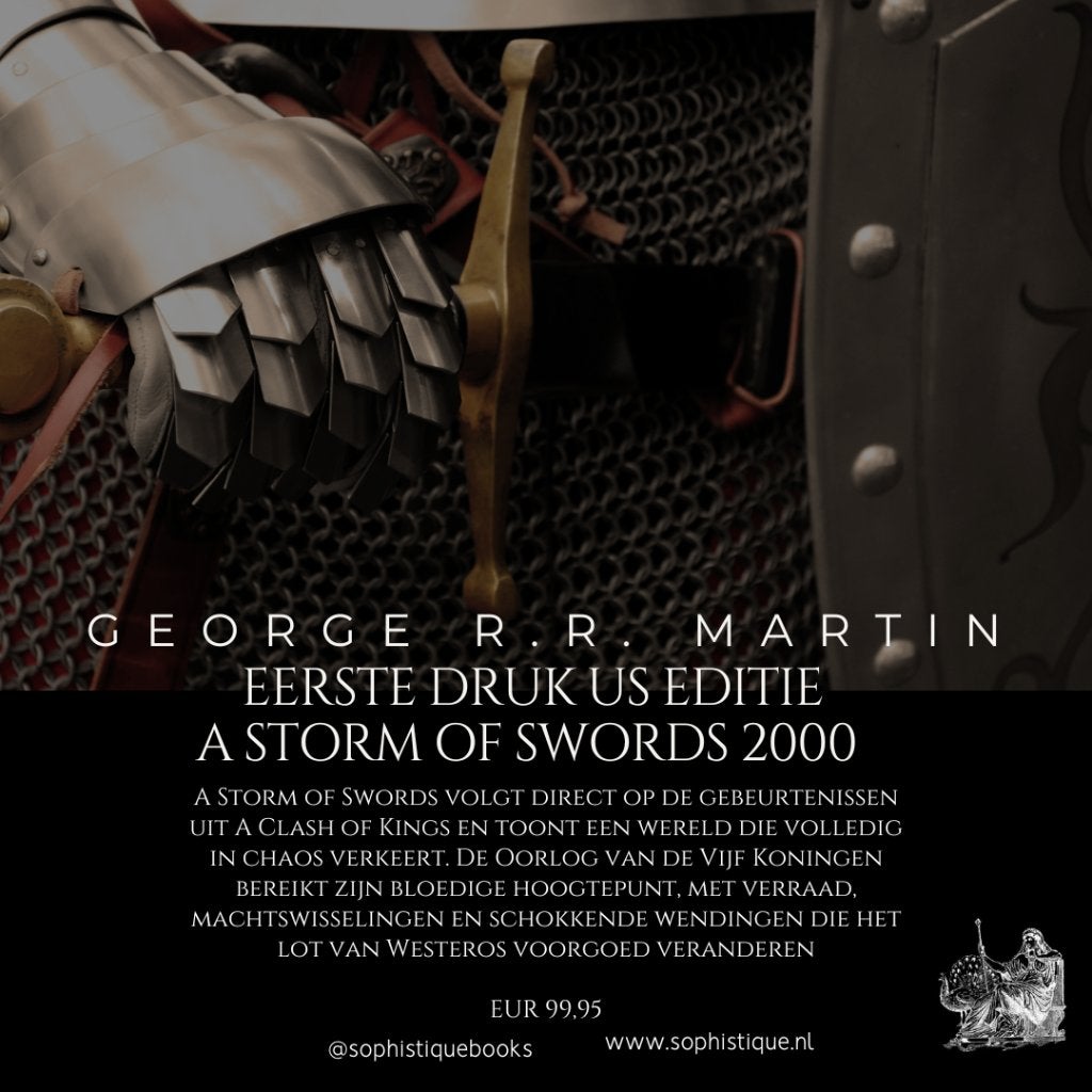 Eerste druk A Storm of Swords George R.R. Martin 2000, Ophalen of Verzenden, Zo goed als nieuw