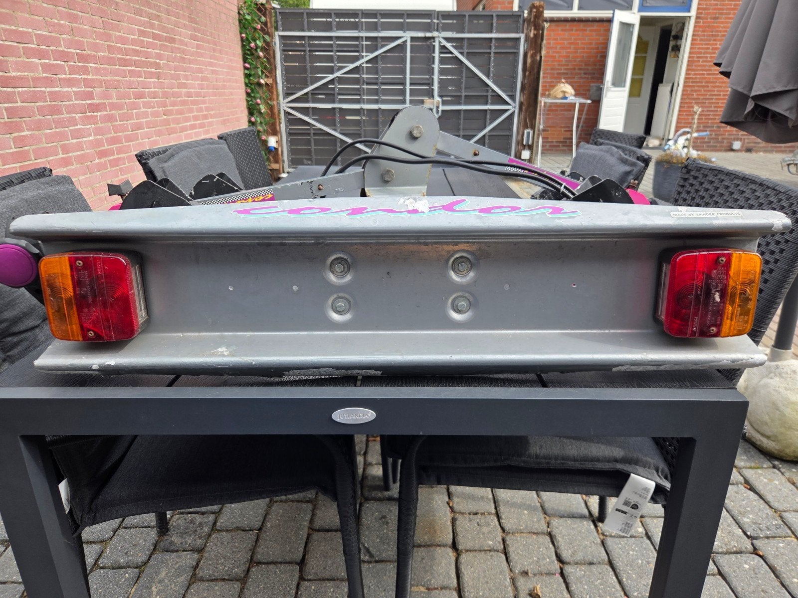 Condor trekhaak fietsendrager voor 2 fietsen, Auto diversen, Ophalen of Verzenden, 2 fietsen, Gebruikt, Trekhaakdrager