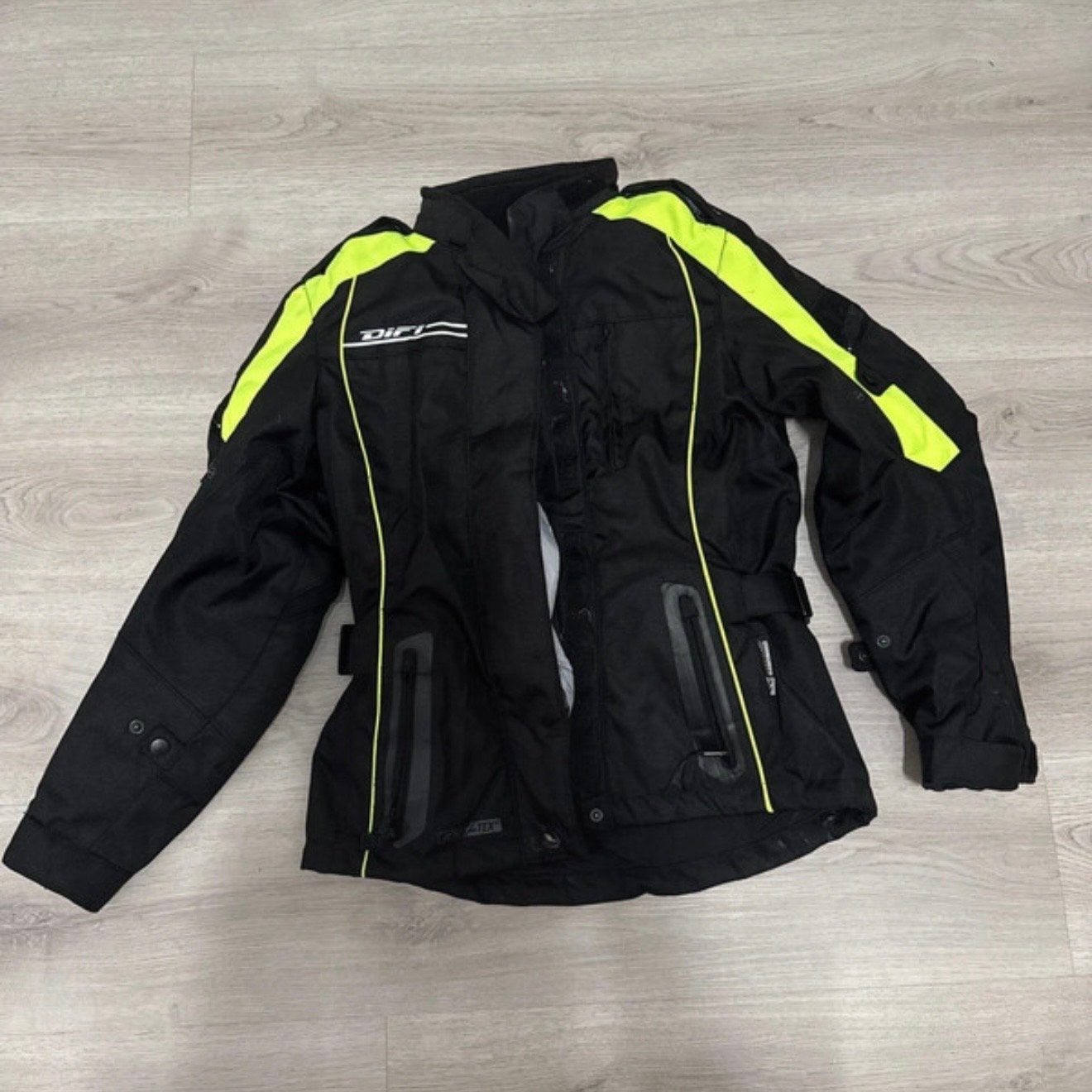 Difi motorjas voor dames - Maat 36 - Zo goed als nieuw, Motoren, Ophalen, Tweedehands, Dames, Jas | textiel