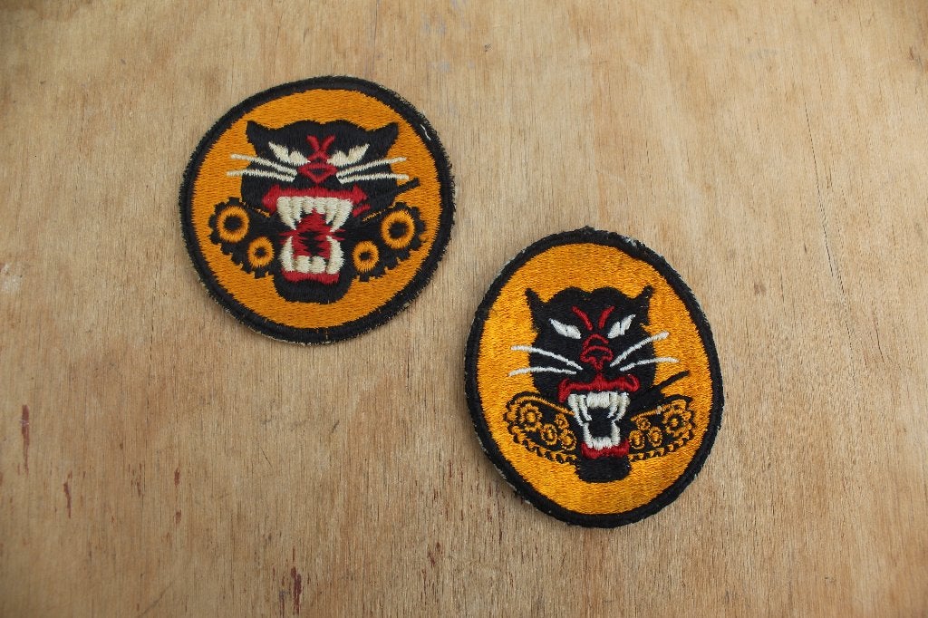 = US Tank Destroyer Forces Patches 2 Varianten Amerikaans =, Ophalen of Verzenden, Amerika, Embleem of Badge