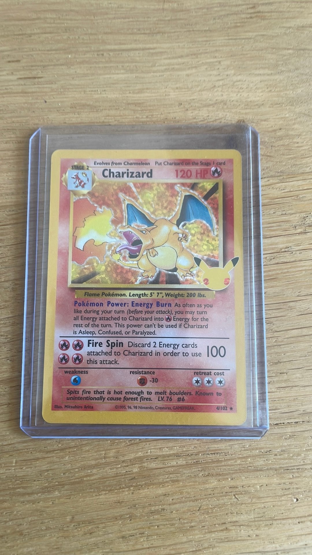 Charizard celebrations #4/102, Ophalen of Verzenden, Nieuw, Losse kaart, Foil