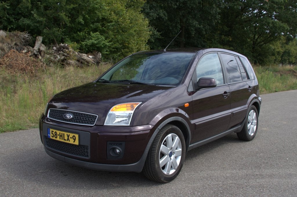 Ford Fusion 1.6 16V 2009, Auto's, Voorwielaandrijving, 1596 cc, Zwart, 100 pk