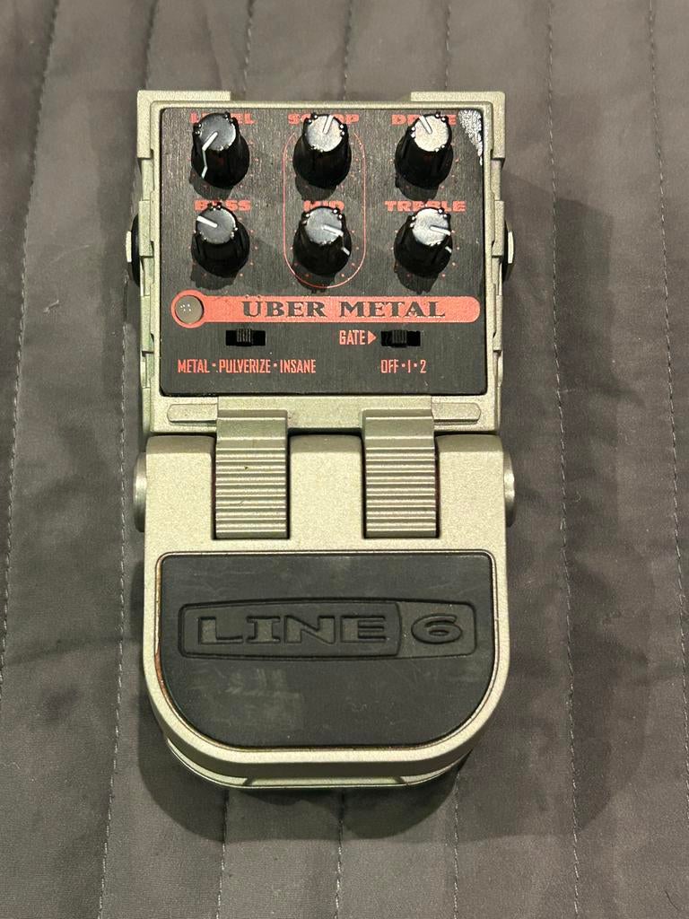 Line 6 Uber Metal Distortion Pedaal, Muziek en Instrumenten, Effecten, Ophalen of Verzenden, Gebruikt, Distortion, Overdrive of Fuzz