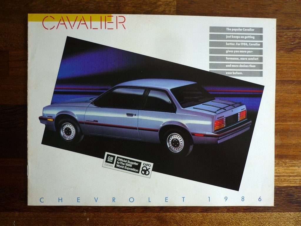 Chevrolet Cavalier (1986, Canada), Boeken, Ophalen of Verzenden, Nieuw, Chevrolet