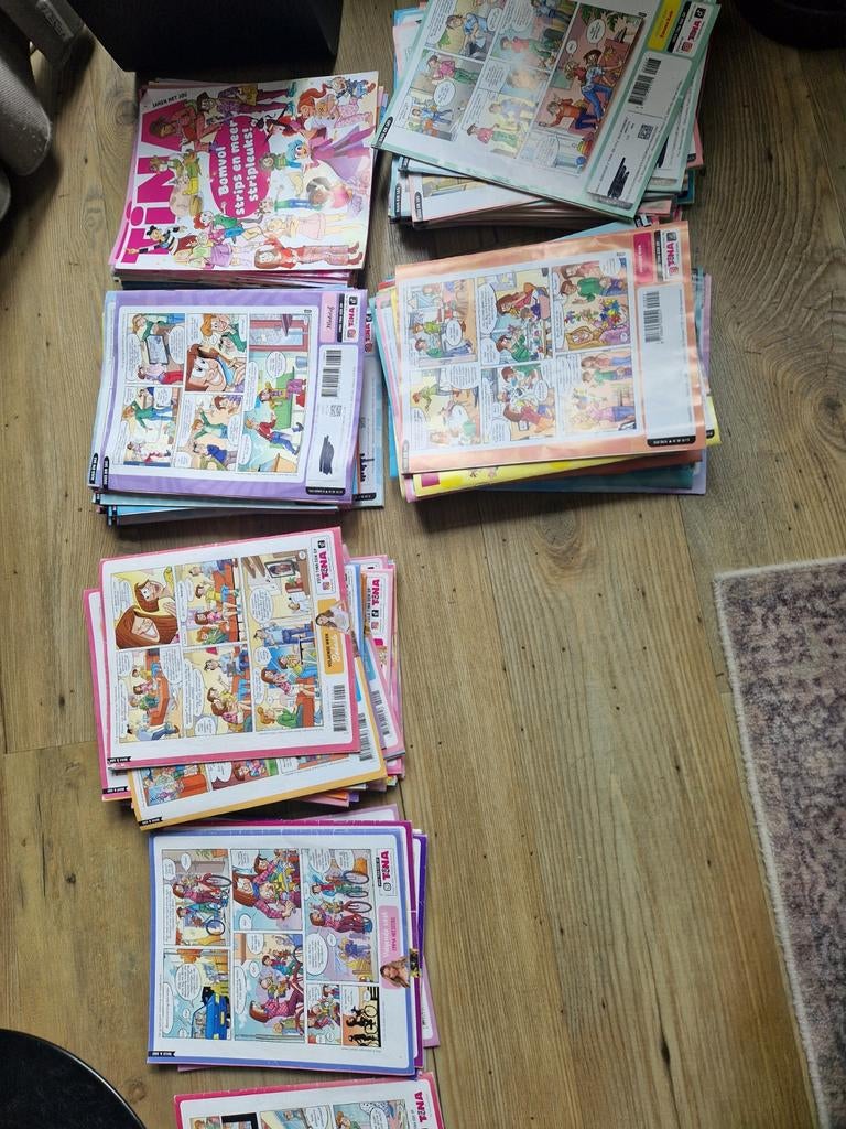 Grote collectie Tina tijdschriften, Boeken, Stripboeken, Meerdere stripboeken, Ophalen of Verzenden, Gelezen, Diverse auteurs