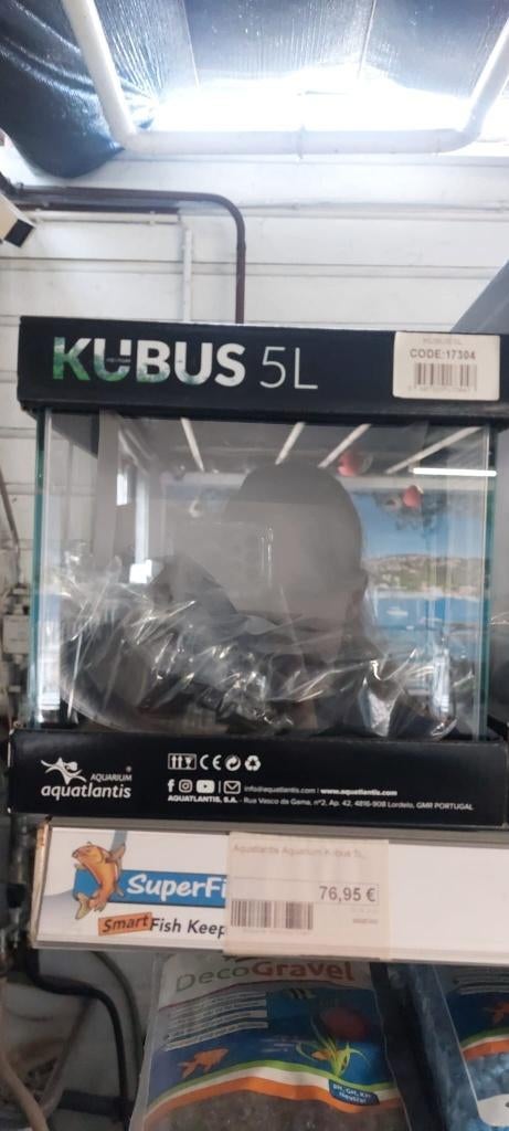 Aqualantis Kubus 5L, Dieren en Toebehoren, Ophalen, Nieuw, Leeg aquarium, Aquatlantis