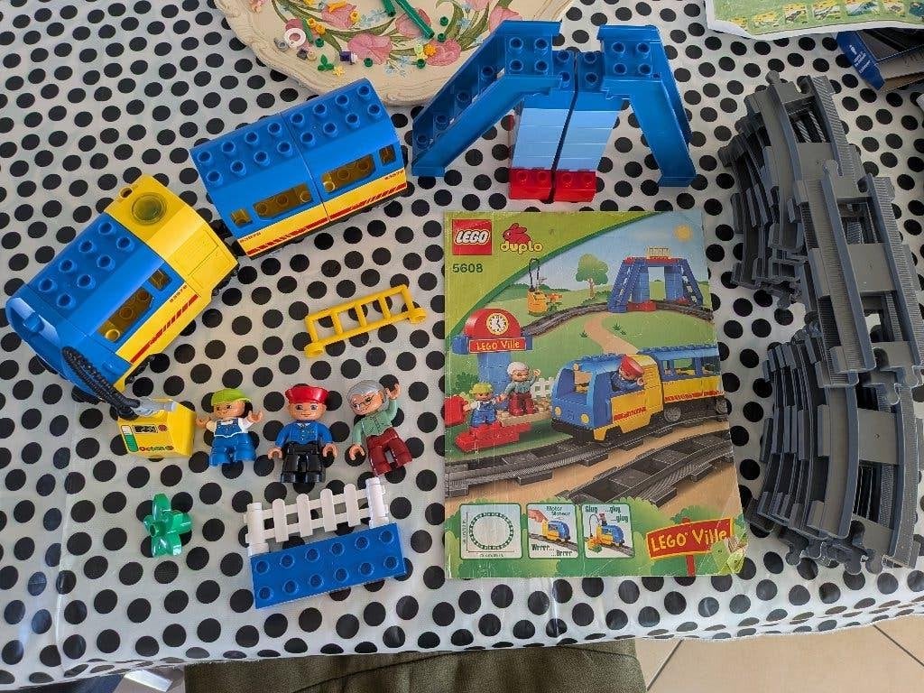 Duplo treinbaan 5608, Kinderen en Baby's, Speelgoed | Duplo en Lego, Gebruikt, Overige thema's, Overige typen, Ophalen of Verzenden