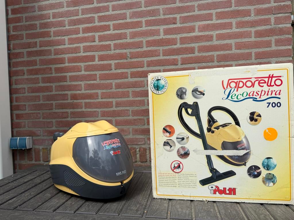 Polti Vaporetto Lecoaspira 700 Waterstofzuiger, Ophalen, Zo goed als nieuw, 2000 watt of meer, Waterstofzuiger