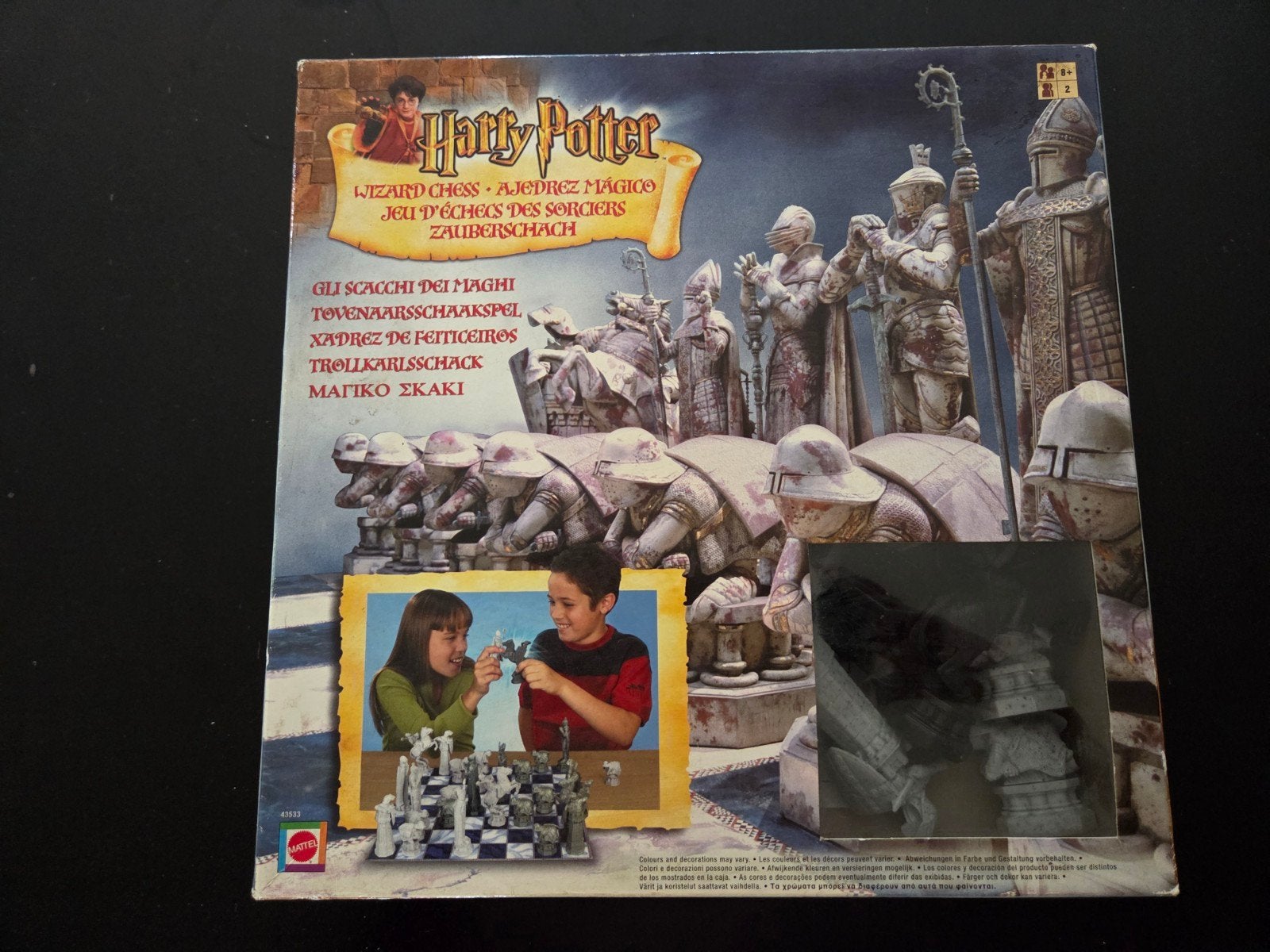 Harry Potter Schaakspel - Compleet, Een of twee spelers, Ophalen of Verzenden, Zo goed als nieuw, Mattel