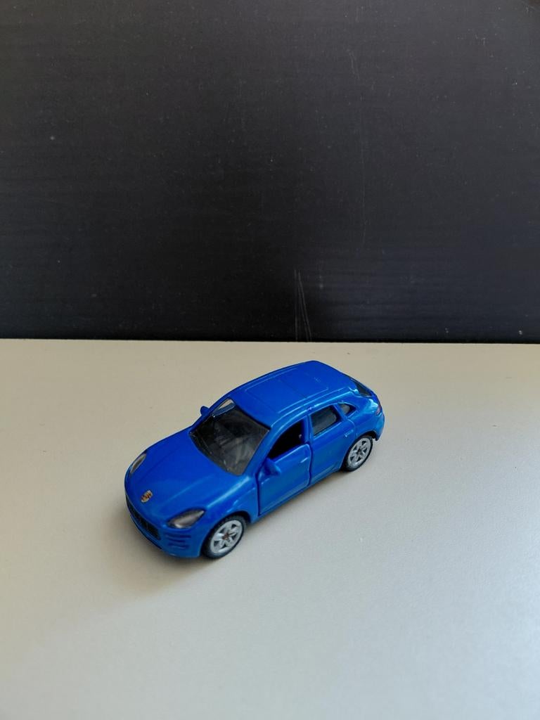 Siku Porsche Macan - Blauw Die-cast Modelauto, Ophalen of Verzenden, Zo goed als nieuw, Auto