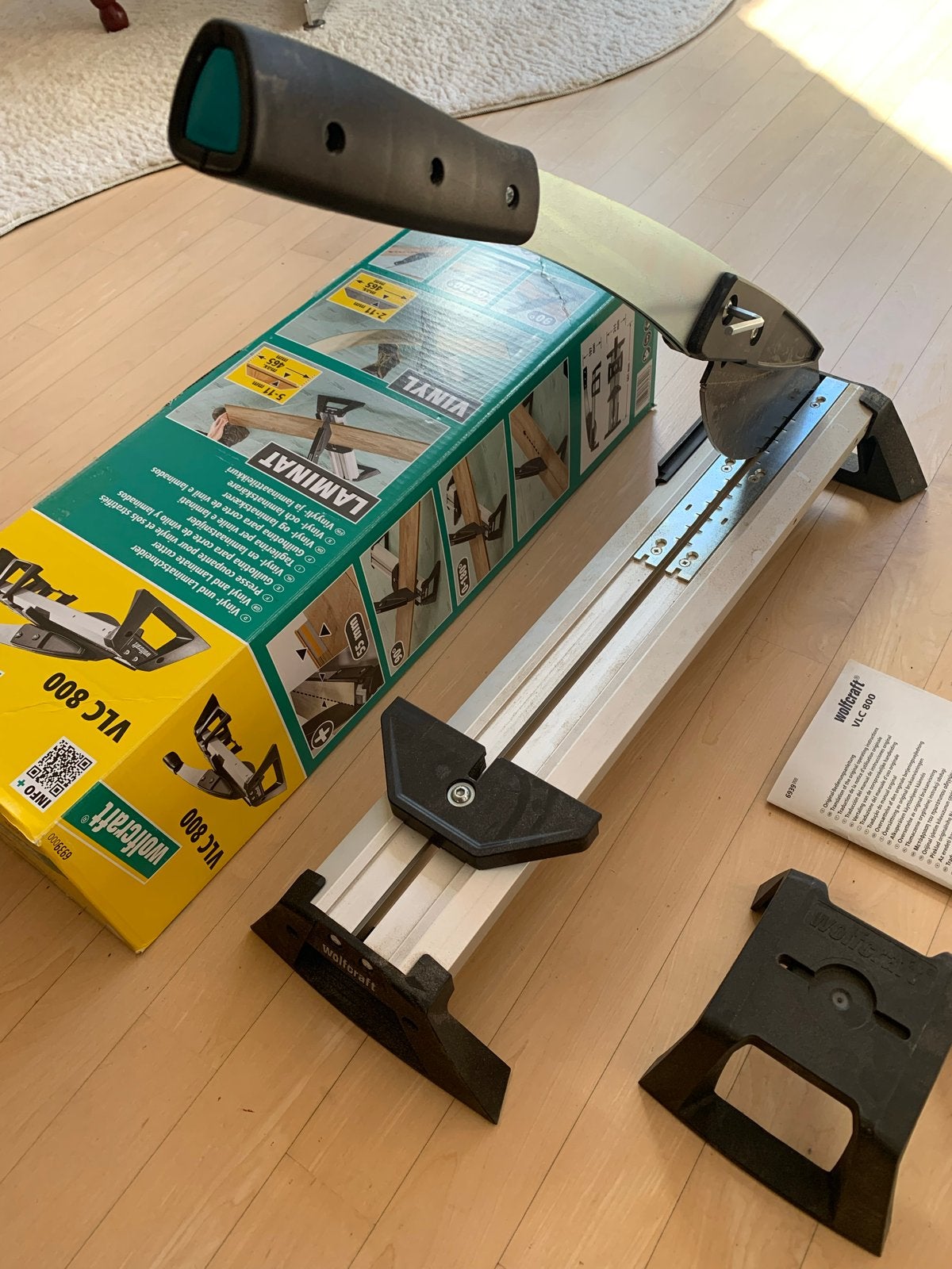 Wolfcraft VLC 800 laminaat- en vinylsnijder, Doe-het-zelf en Verbouw, Gereedschap | Handgereedschap, Ophalen of Verzenden, Zo goed als nieuw