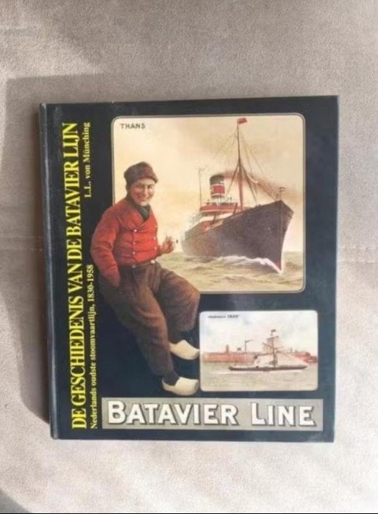 De geschiedenis van de Batavierlijn door L.L. von Munching, Ophalen of Verzenden, Zo goed als nieuw, Boek of Tijdschrift