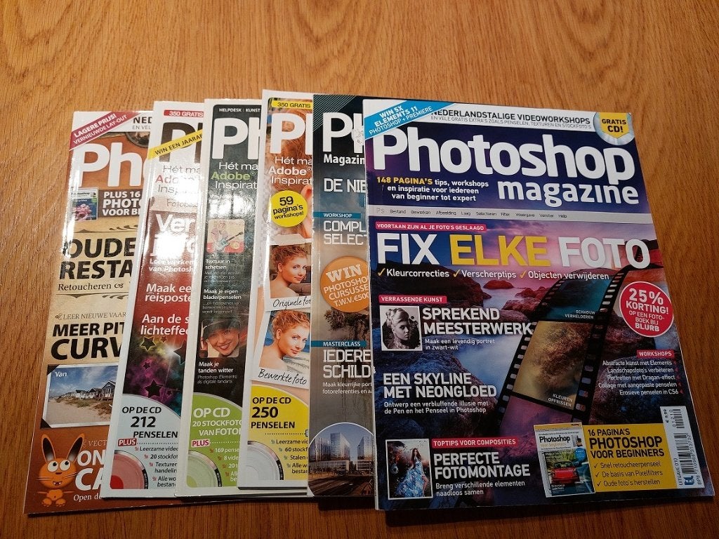 Photoshop Magazine, Webdesigner Magazine,PC conusment 29 x, Ophalen of Verzenden, Zo goed als nieuw, Overige typen