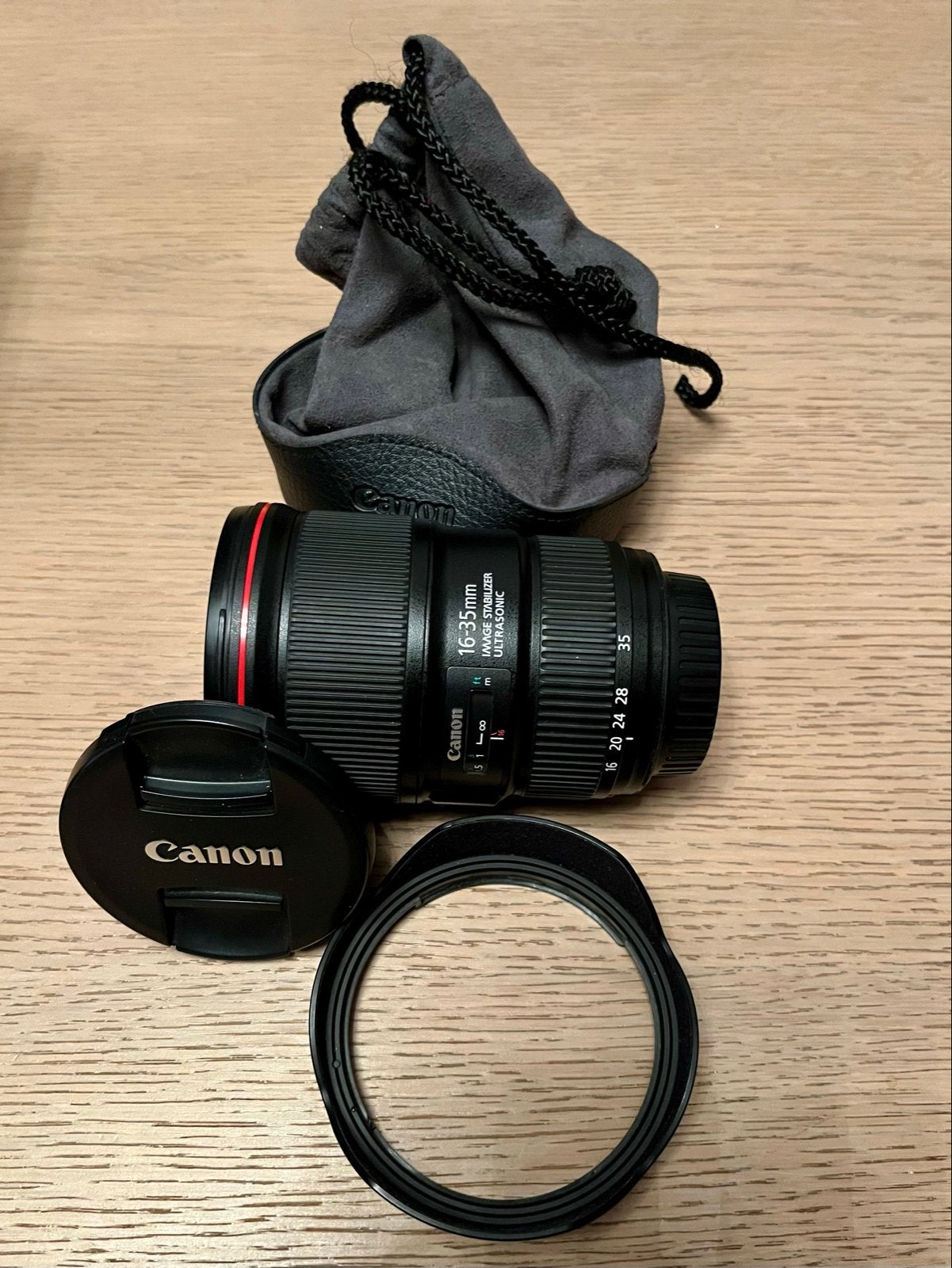 Canon EF 16-35mm f/4L IS USM Groothoeklens, Audio, Tv en Foto, Ophalen, Canon, Autofocus, Groothoeklens