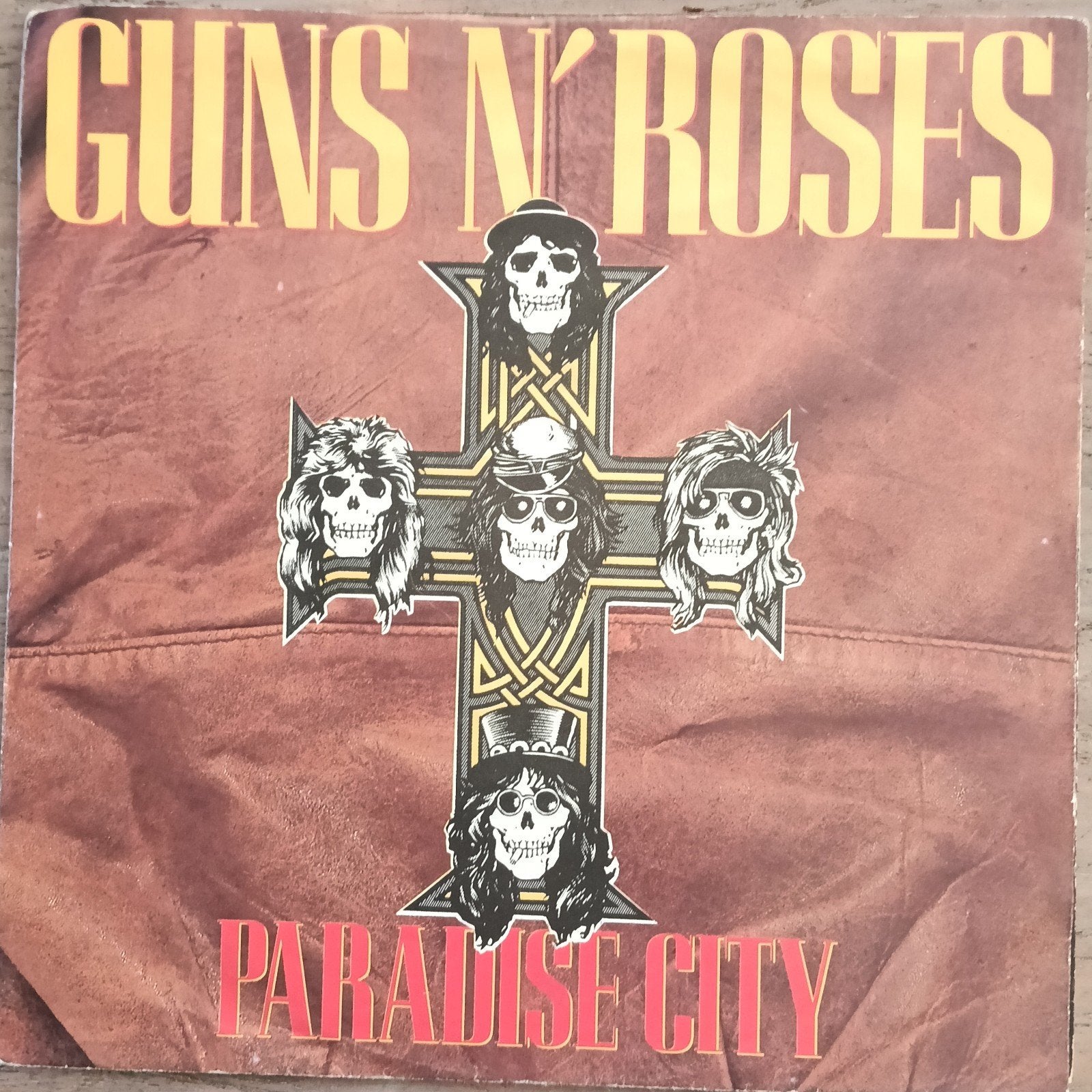 Guns n Roses Paradise City, Ophalen of Verzenden, Gebruikt, 7 inch, Single