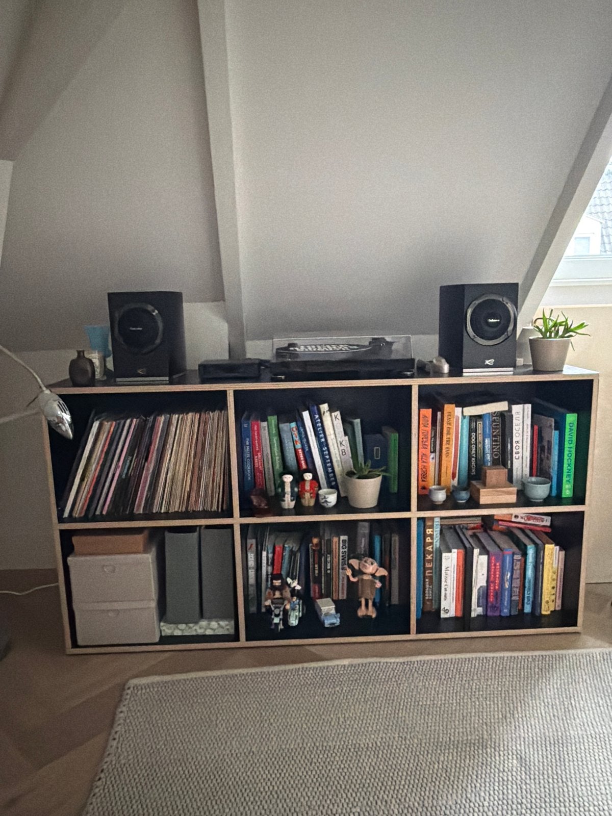 Tylko perfect voor vinyl - H38 W160 D40, Met plank(en), Gebruikt, 150 tot 200 cm, Ophalen of Verzenden