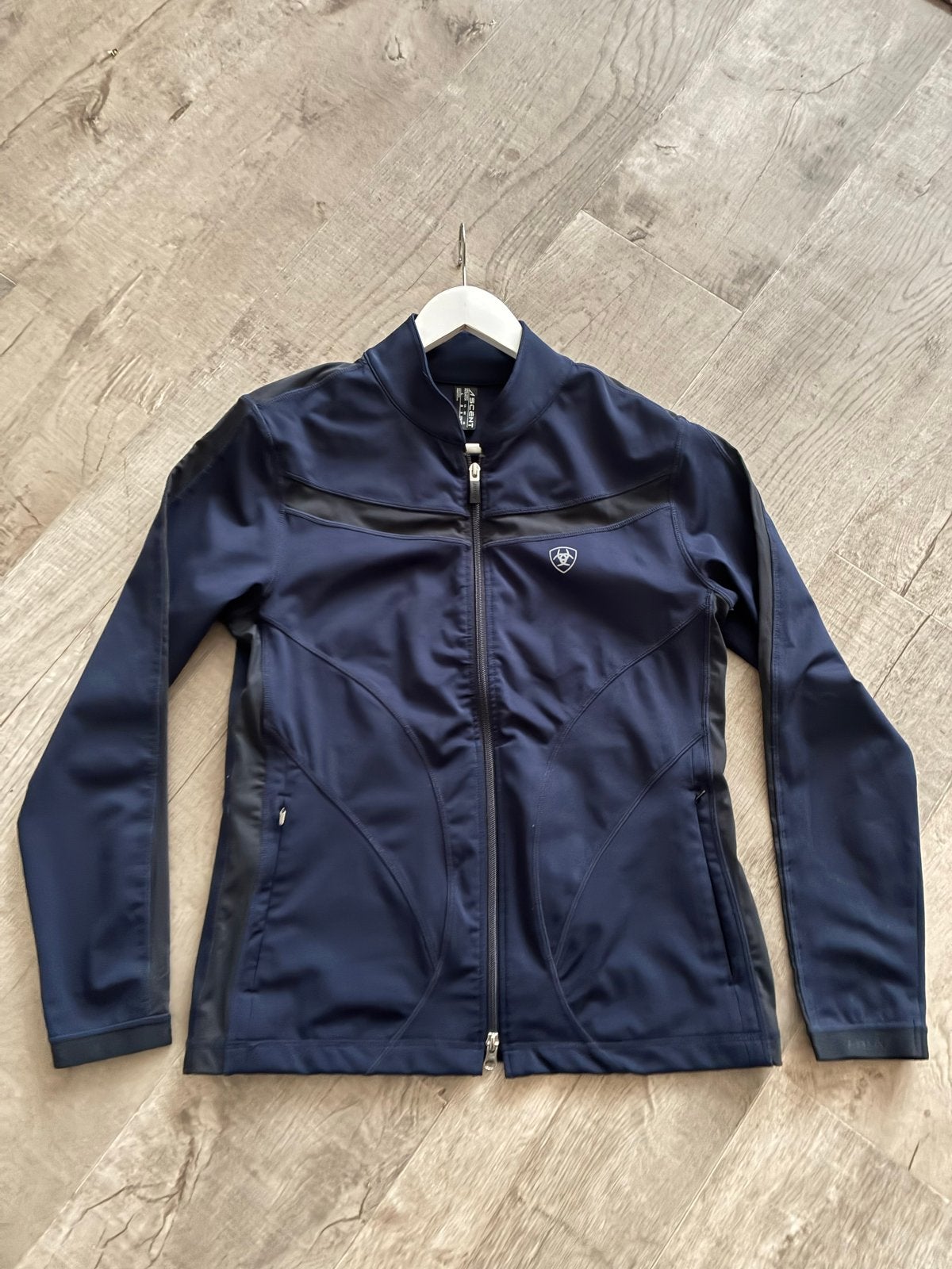 Ariat Ascent Full Zip Sweatshirt - Maat L, Blauw, L, Dressuur, Overige typen