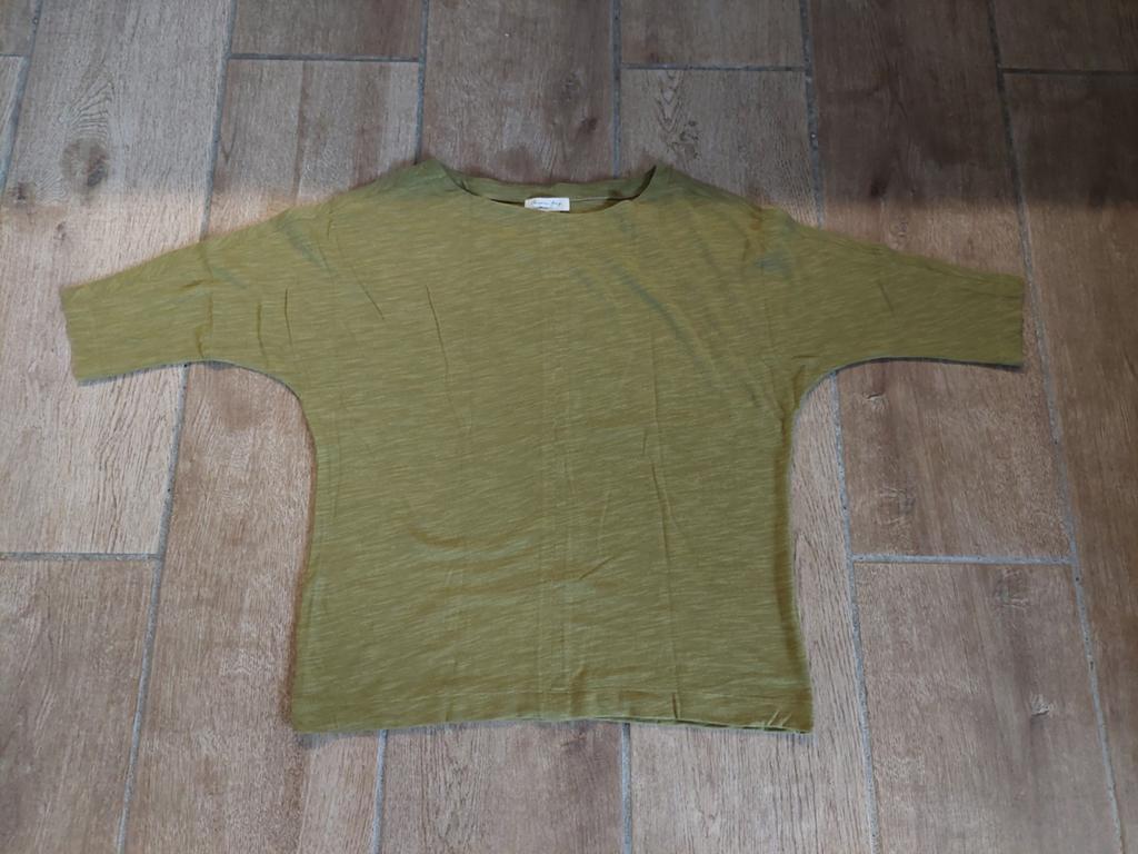 Shirt groentint, Kleding | Dames, Ophalen of Verzenden, Gedragen, Maat 38/40 (M), Lange mouw