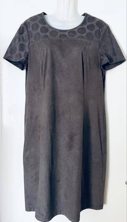 Gerry Weber suèdelook jurk maat 44 [v], Zwart, Maat 42/44 (L), Ophalen of Verzenden, Zo goed als nieuw