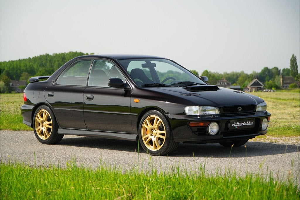 Subaru Impreza 2.0 GT AWD Turbo 555 Limited (bj 1998), Elektrische ramen, Zwart, Origineel Nederlands, Bedrijf