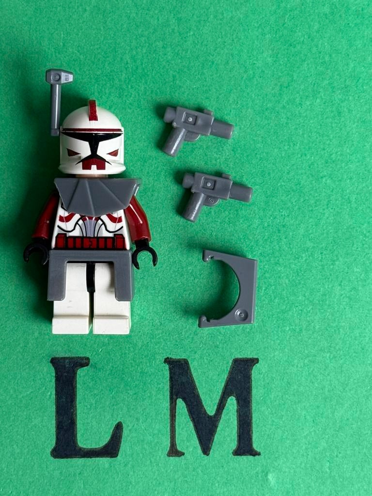 Lego Star Wars sw0202a Clone Trooper Commander Fox SW 7681, Compleet, Star Wars, Lego, Ophalen of Verzenden