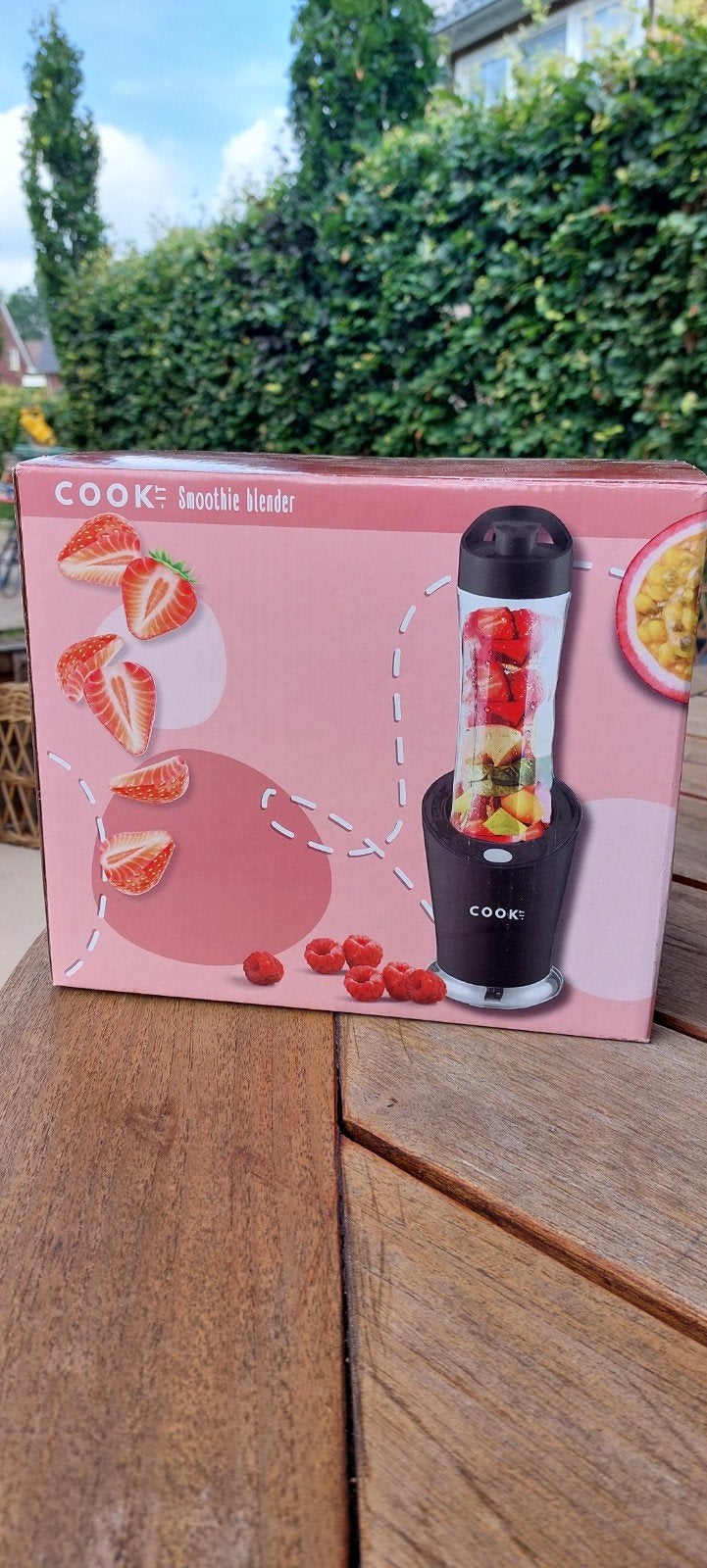 COOK Smoothie Blender met 2 To-Go Bekers - Nieuw, Ophalen of Verzenden, Nieuw, Blender to go