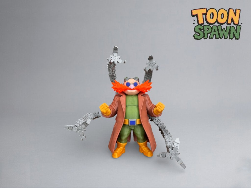 Dr. Eggtopus – Eggman X Dr. Octopus Mash‑up – 30 cm, Verzamelen, Ophalen of Verzenden, Nieuw, Overige typen