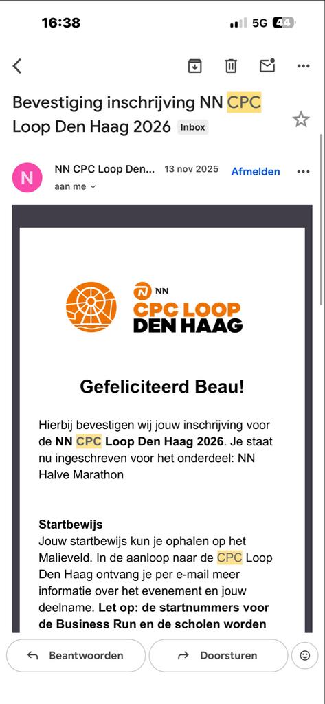 CPC Loop Startticket Wave 1, Tickets en Kaartjes, Sport | Overige, Eén persoon, Oktober